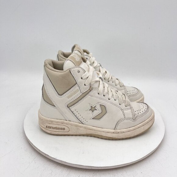 Converse Weapon x Undefeated High Women Size 5.5 A02124C White Castle Wall Shoes - Picture 4 of 11